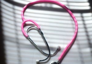 pink stethoscope